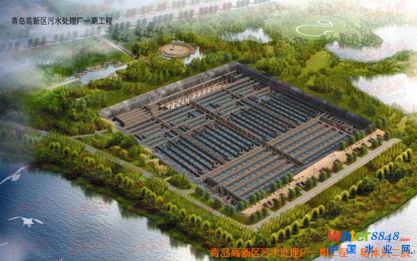 探訪(fǎng)青島首座全地下式污水處理廠(chǎng) 日處理18萬(wàn)噸(圖)